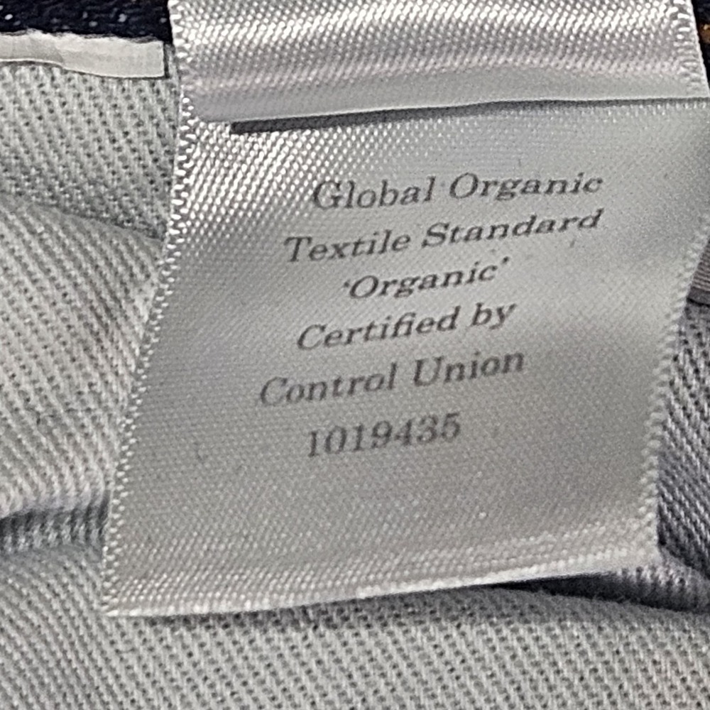 Everlane Slim Fit Jeans Men's 35x34 Dark Wash Organic Cotton Stretch Denim - Picture 11 of 12